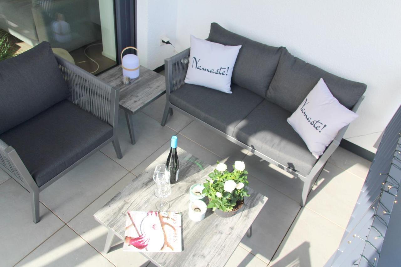 Mosel-Loggia - Luxusapartment -Terrass - Klimaanlage 特拉本特拉巴赫 外观 照片